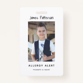 Kundenspezifisches Foto-warnendes Abzeichen des Ausweis