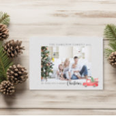 Kundenspezifisches Foto Weihnachts Weihnachtskarte Dankeskarte