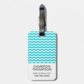 Kundenspezifisches Foto-Weiß und Gepäckanhänger (Rückseite vertikal)