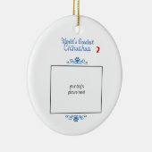 Kundenspezifisches Foto! Weltbester Chihuahua Keramikornament (Rechts)