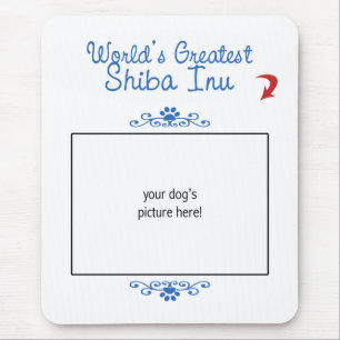 Kundenspezifisches Foto! Weltbestes Shiba Inu Mousepad