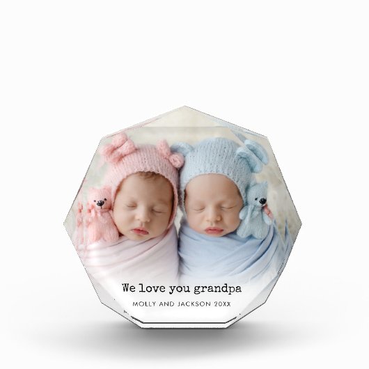 Kundenspezifisches Foto Wir Liebe Sie Großvater Na (Vorderseite)