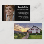 Kundenspezifisches Foto-wirkliche Visitenkarte (Vorne/Hinten)