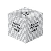 Kundenspezifisches Foto Würfel (Rückseite Schrägansicht)