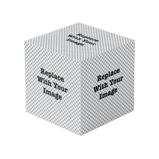 Kundenspezifisches Foto Würfel (Vorderseite Schrägansicht)
