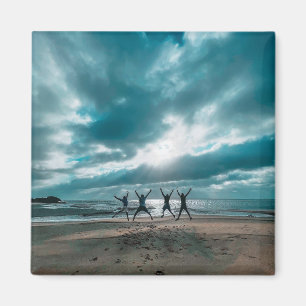 Kundenspezifisches Foto Zum eigenen Hochzeitstag h Magnet