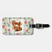 Kundenspezifisches FotoValentineherz und Gepäckanhänger (Vorderseite horizontal)