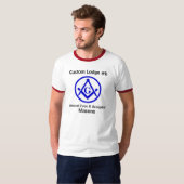 Kundenspezifisches Freimaurerhäuschen-Shirt T-Shirt (Vorne ganz)