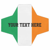 Kundenspezifisches Fußballgeschenk mit irischer Fl Fußball (Flach)