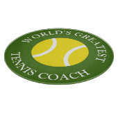 Kundenspezifisches gelbes Tennisball Schneidebrett (Ecke)