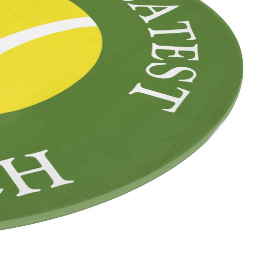 Kundenspezifisches gelbes Tennisball Schneidebrett (Ecke)