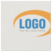 Kundenspezifisches Geschäfts-Logo Stoff (Nahaufnahme)