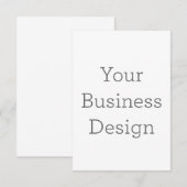 8.89 cm x 12.7 cm Flache Dankeskarte (Vorne/Hinten)