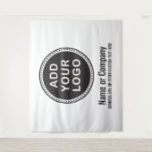 Kundenspezifisches Geschäftslogo und Wandteppich (Vorderseite)