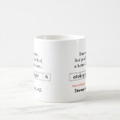 Kundenspezifisches Geschenk für Fachärzte für Kaffeetasse (Mittel)