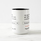 Kundenspezifisches Geschenk für Notmedizin Tasse (Zentrum)