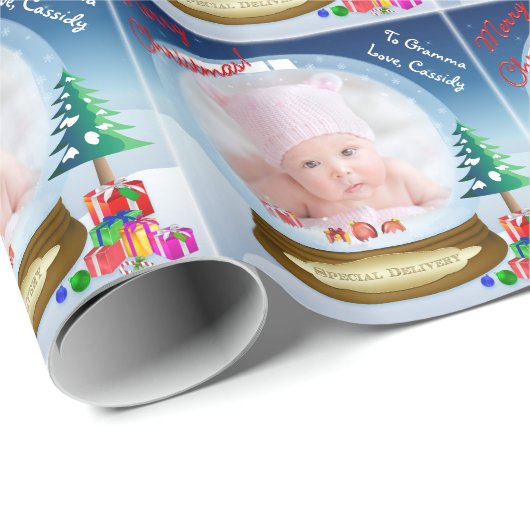 Kundenspezifisches Geschenkpapier (Rolleneckpunkt)