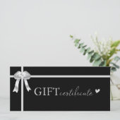 Kundenspezifisches Geschenkzertifikat (Stehend Vorderseite)