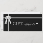 Kundenspezifisches Geschenkzertifikat (Vorderseite)