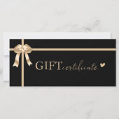 Kundenspezifisches Geschenkzertifikat (Vorderseite)