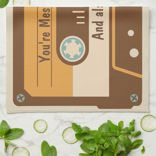 Kundenspezifisches Geschirrtuch (Gefaltet)