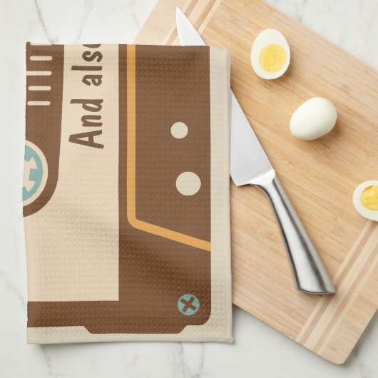 Kundenspezifisches Geschirrtuch (Viertel Falte)