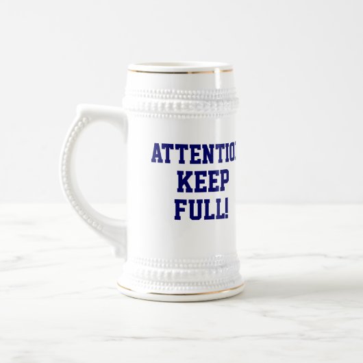 Kundenspezifisches glückliches 21. bierglas (Links)