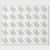 Kundenspezifisches glückliches geschenkpapier (Flach)