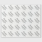 Kundenspezifisches glückliches geschenkpapier (Flach)