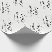 Kundenspezifisches glückliches geschenkpapier (Ecke)