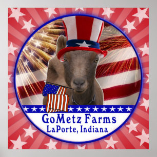 KUNDENSPEZIFISCHES GOMETZ BEWIRTSCHAFTET POSTER