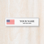 Kundenspezifisches hängendes Namensschild des (Vorderseite )