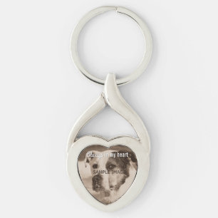 Kundenspezifisches Haustier-ErinnerungsFoto immer Schlüsselanhänger
