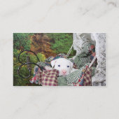 Kundenspezifisches Haustier-sitzender Service Visitenkarte (Rückseite)