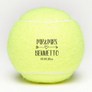 Kundenspezifisches Herr- und Frauwedding Tennisbälle