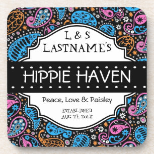 Kundenspezifisches Hippie-Treffpunkt-Zuhause-Bar Untersetzer