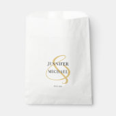 Kundenspezifisches Hochzeit Geschenktütchen (Vorderseite)