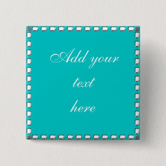 Kundenspezifisches Hochzeits-Knopf-Button-Kristall Button (Vorderseite)