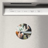 Kundenspezifisches Hochzeitssemble Foto Magnet (In Situ (Geschirrspüler))