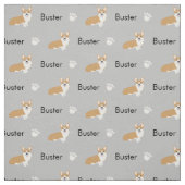 Kundenspezifisches Hundenamen-Gewebe - Stoff (Muster)