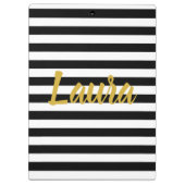 Kundenspezifisches Imitat-Goldskript auf Klemmbrett (Rückseite)