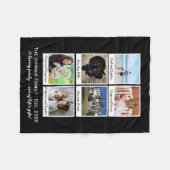 Kundenspezifisches Instagram Fleecedecke (Vorderseite (Horizontal))