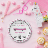 Kundenspezifisches Jahr ist sie nicht alter aber Pappteller (Party)