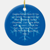 KUNDENSPEZIFISCHES KERAMIK ORNAMENT (Hinten)