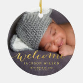 Kundenspezifisches Keramik Ornament (Hinten)