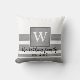 kundenspezifisches Kissensepium in Monogramm und w Kissen