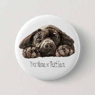 Kundenspezifisches Labrador retriever - Button