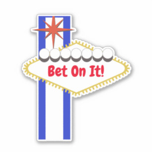 Kundenspezifisches Las Vegas-Art-Zeichen Aufkleber