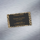 Kundenspezifisches Leopard-Muster-magnetische Magnetische Visitenkarte (Beispiel)