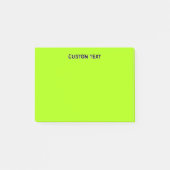 Kundenspezifisches Limones Grün Post-it Klebezettel (Vorderseite)